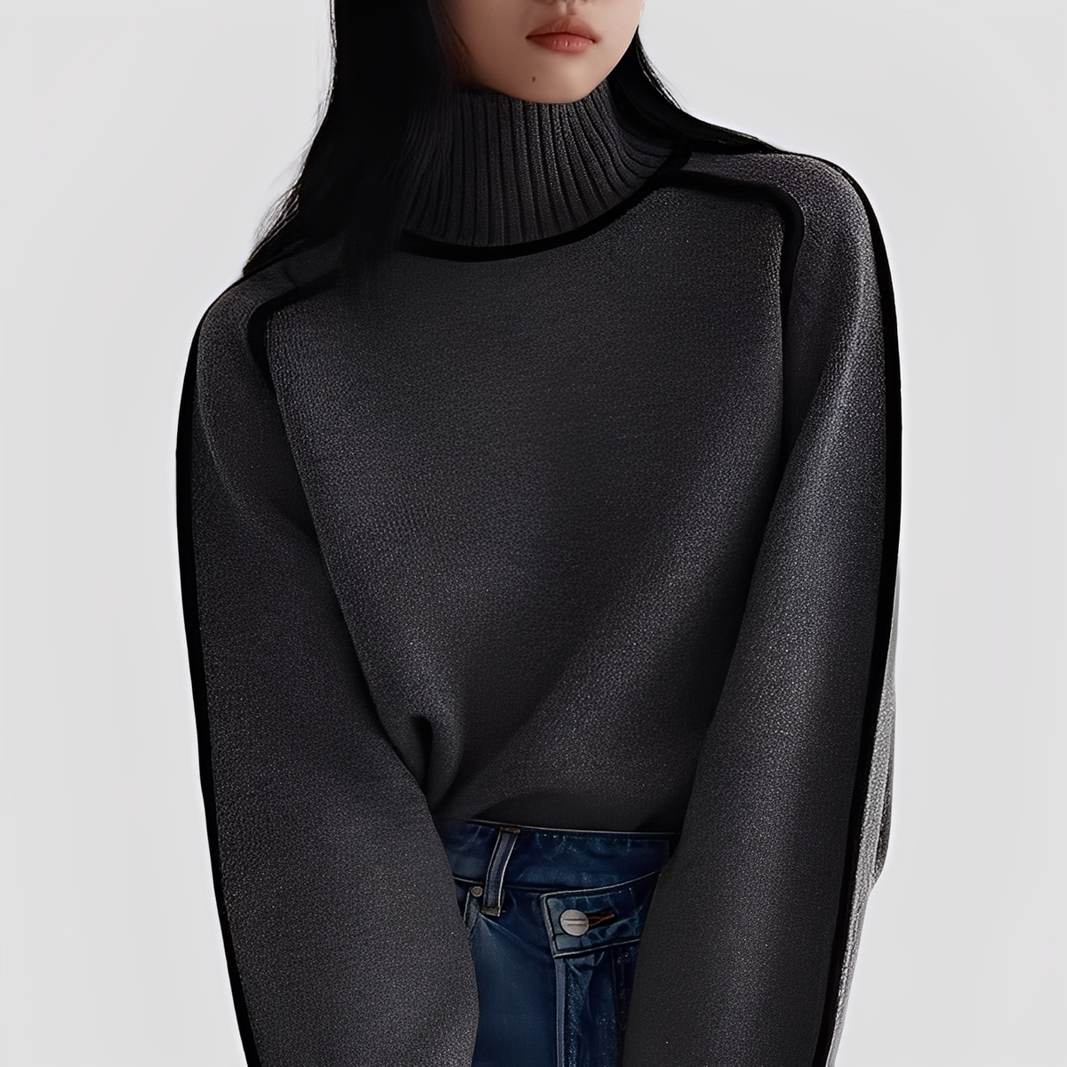 Azalea - Eleganter und gemütlicher Rollkragenpullover