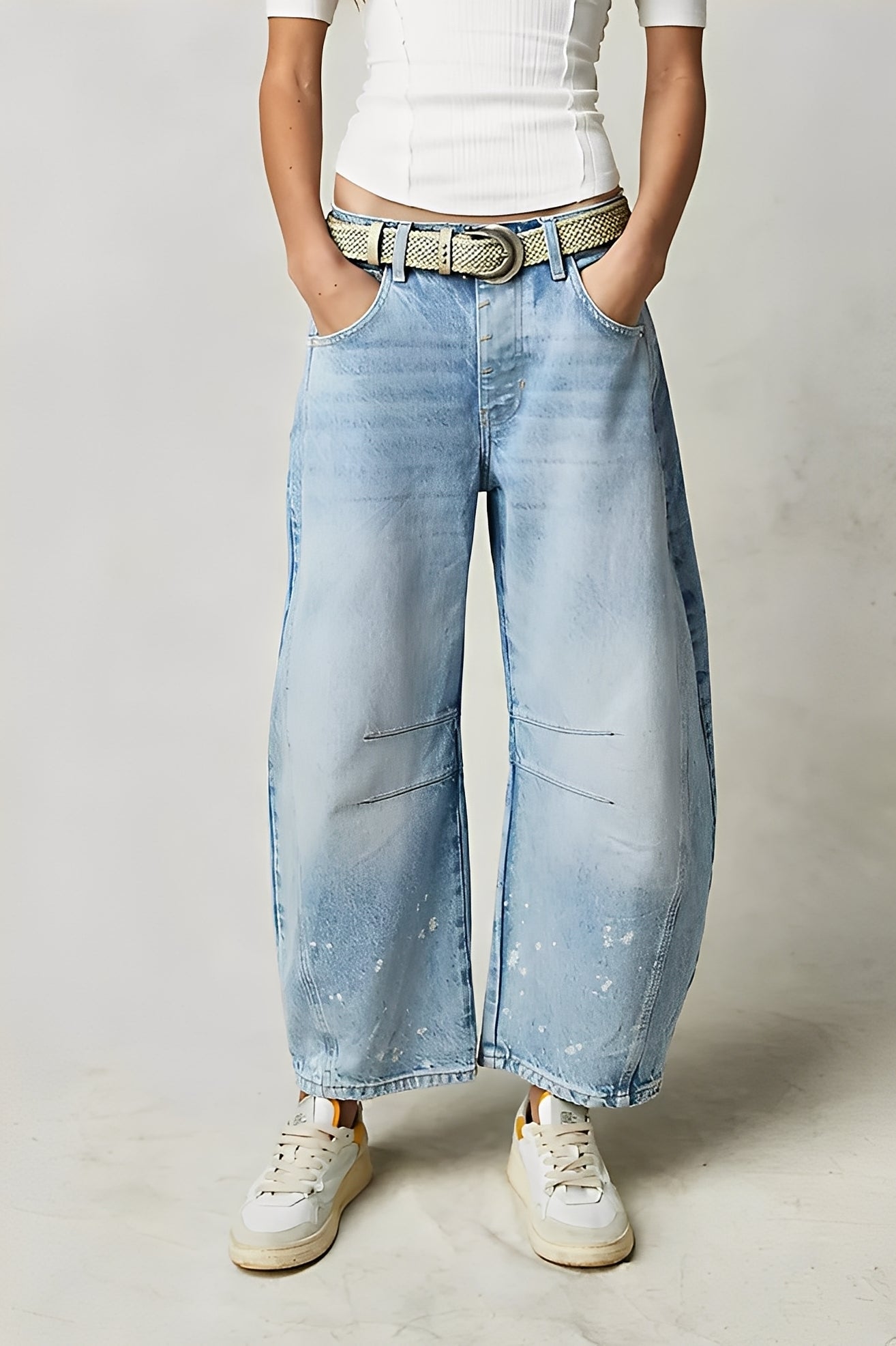 Jocelyn - Leichte Damenjeans mit lockerem Sitz