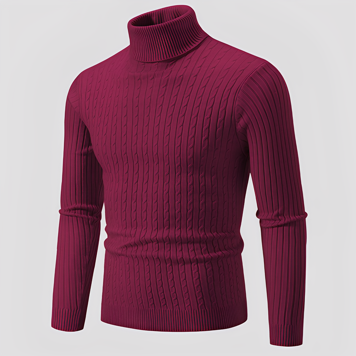 Devin - Bequemer und wärmender Rollkragenpullover