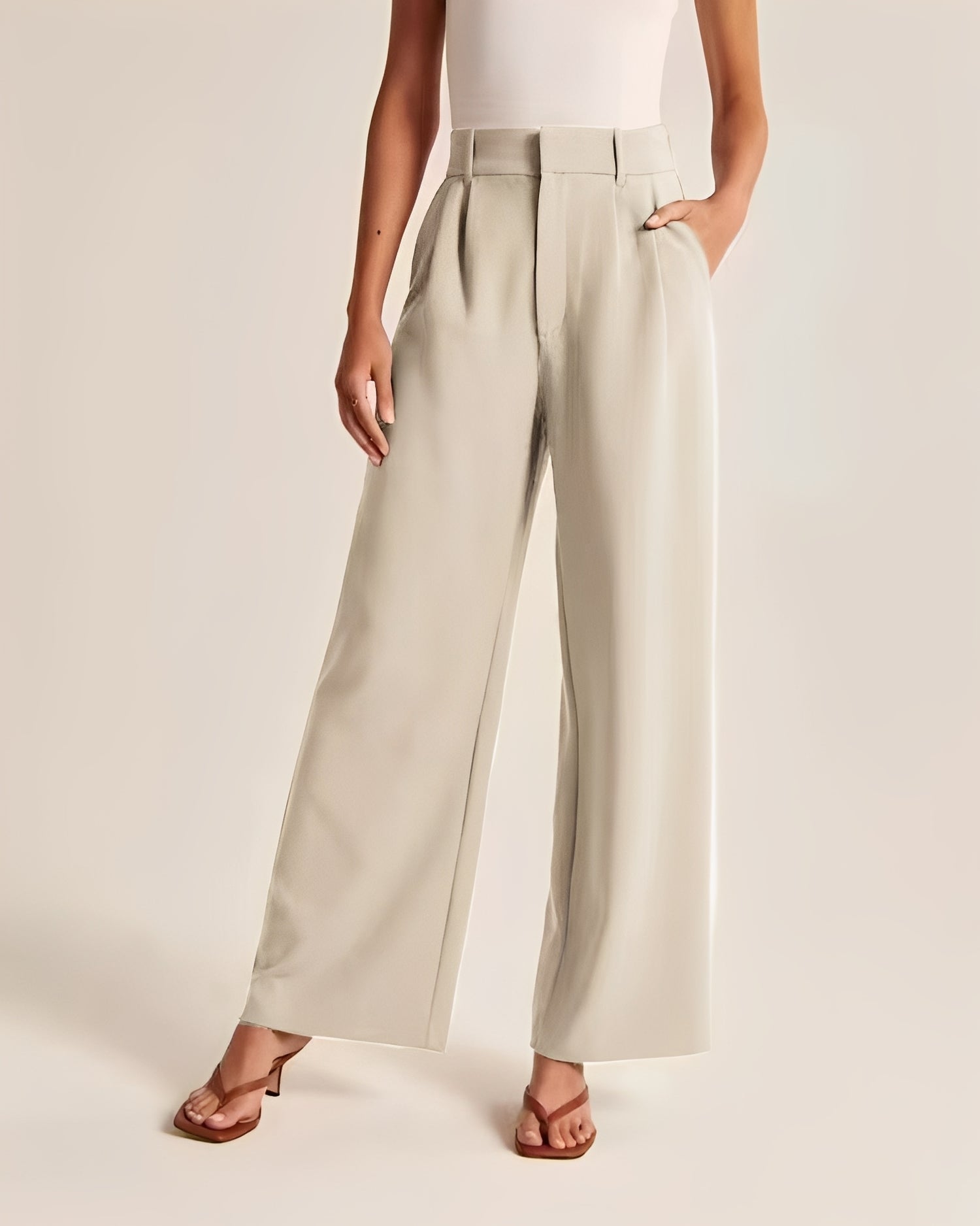 Ruth - Elegante Hose mit weiten Beinen für Damen