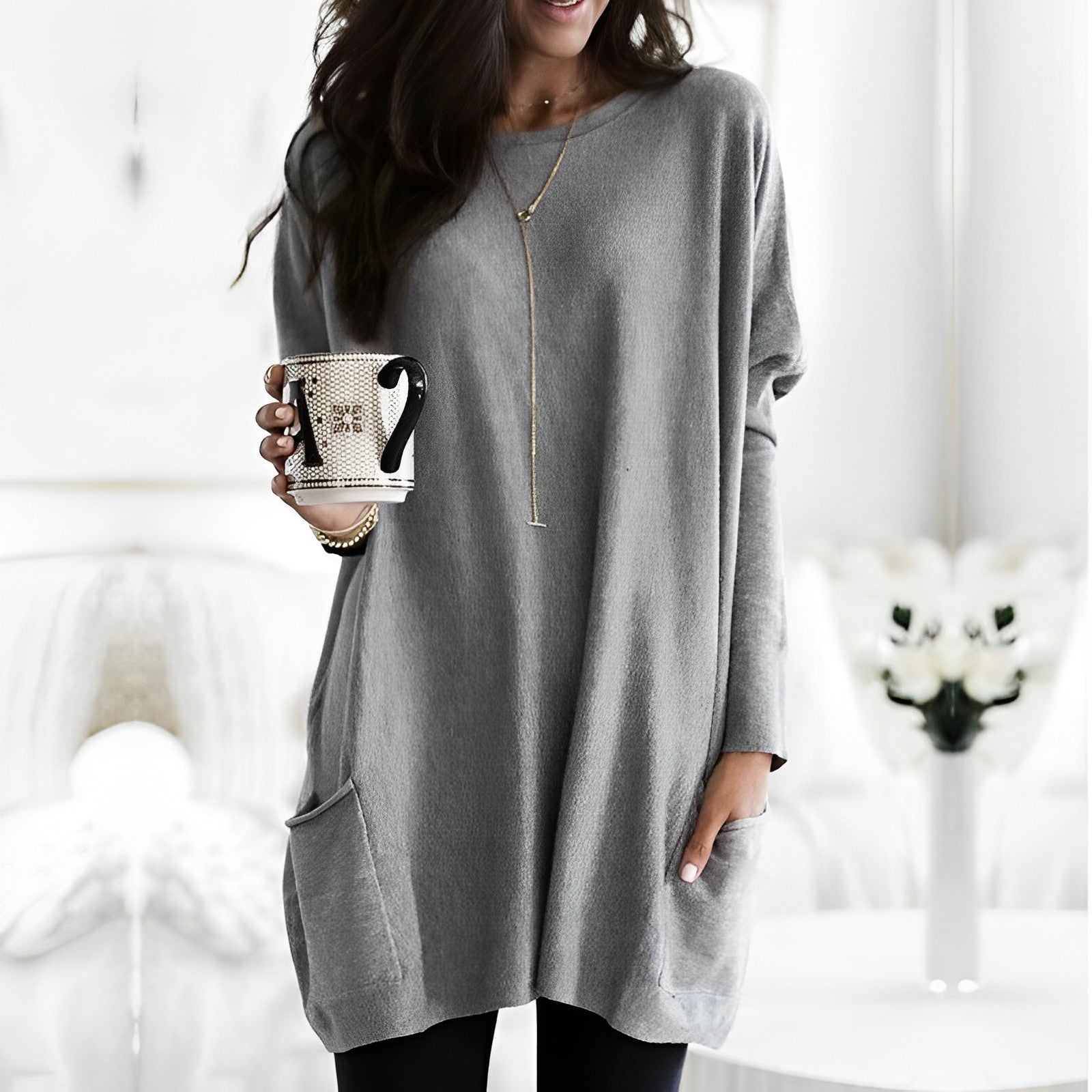 Marcella - Warmes Langarm-Shirt