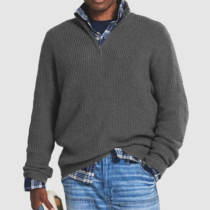 Constantine – Bequemer Pullover mit Reißverschluss für Herren