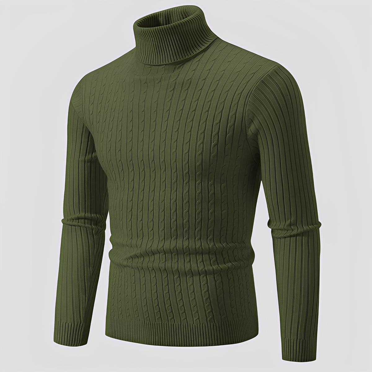 Devin - Bequemer und wärmender Rollkragenpullover