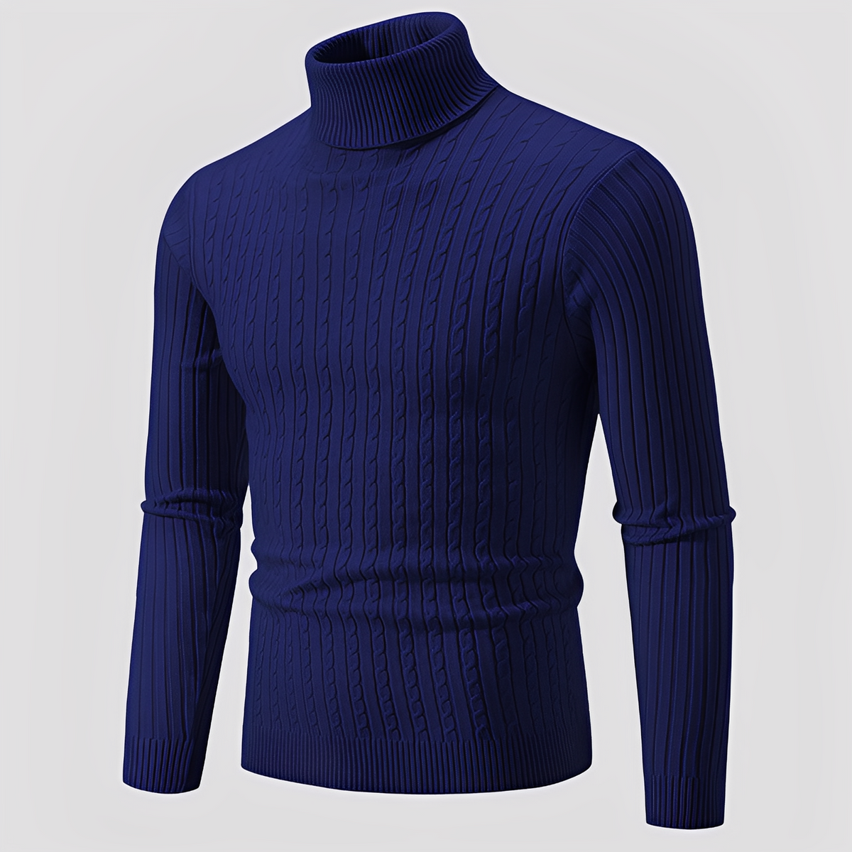 Devin - Bequemer und wärmender Rollkragenpullover
