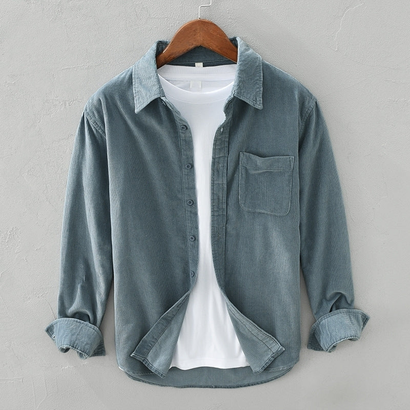 Samuel - Langes Ärmel Freizeit-Overshirt für Herren