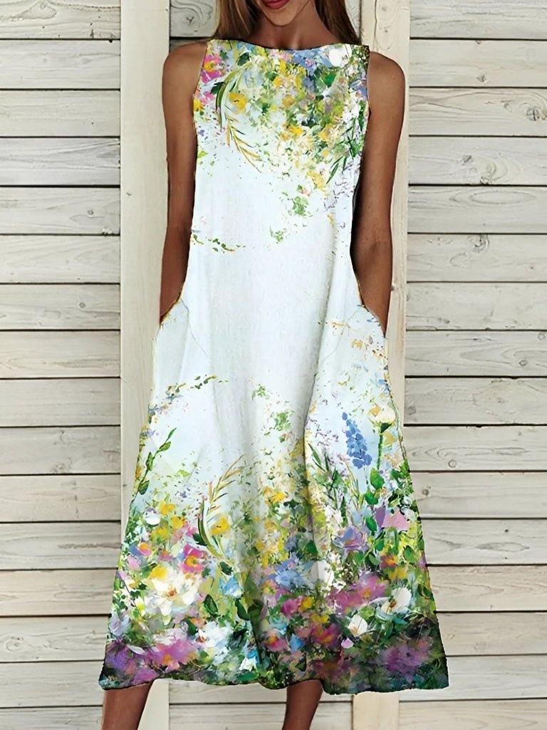 Josephine - Elegantes Kleid mit Blumenmuster für Frauen
