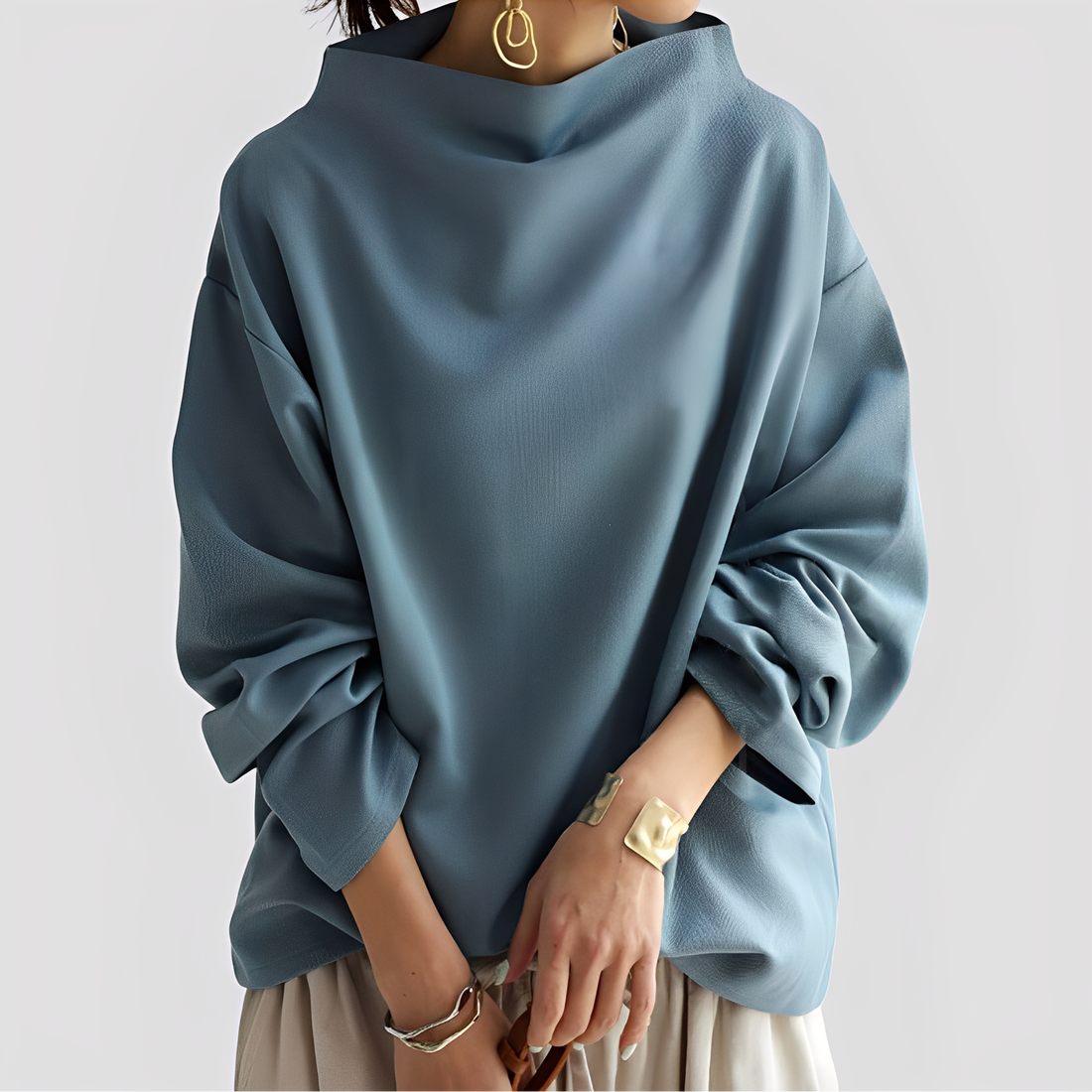 Romayne - Modischer Damen-Rollkragenpullover