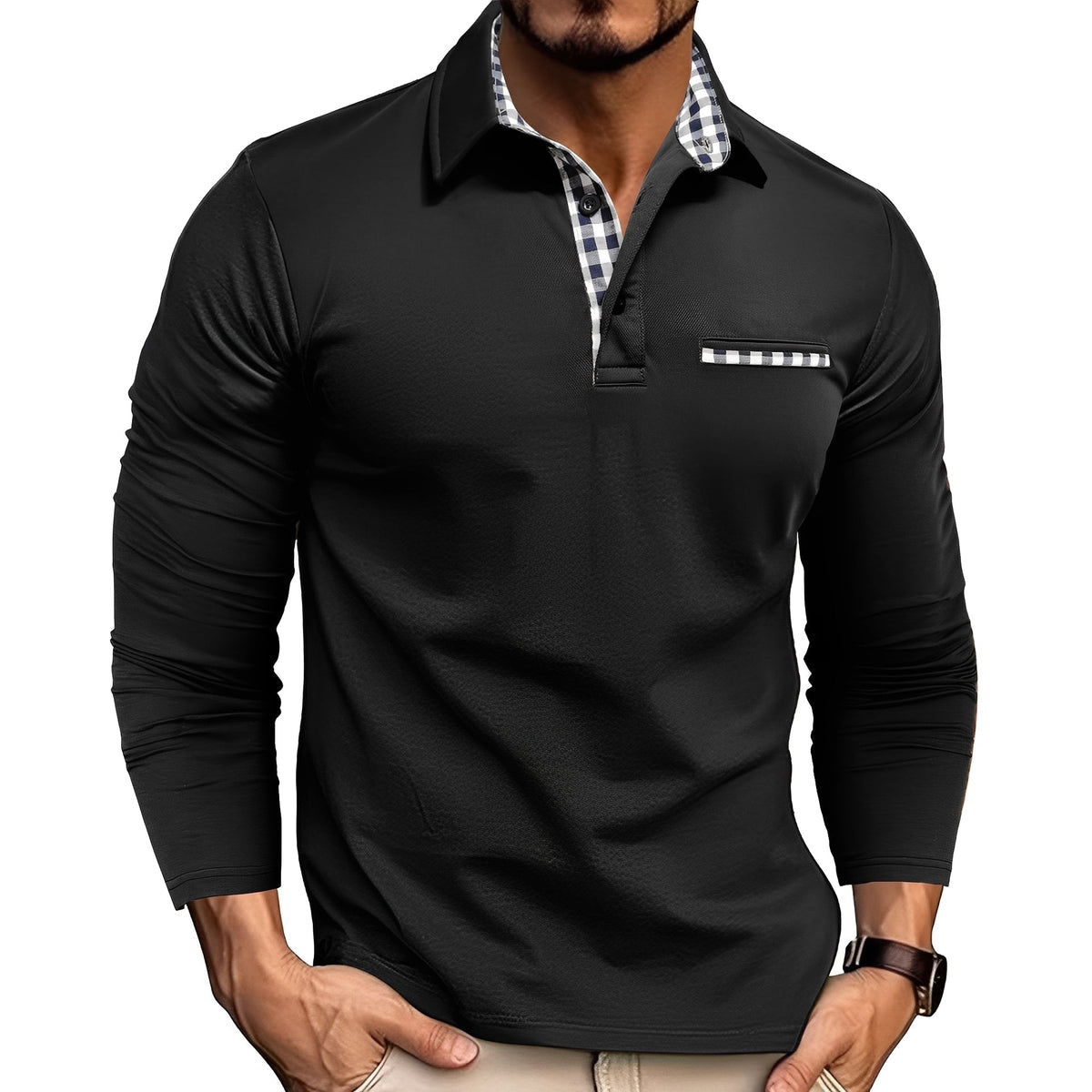 Charel - Robust Langarmshirt