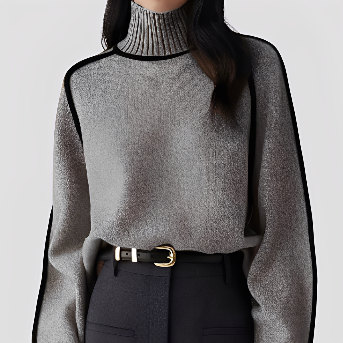 Azalea - Eleganter und gemütlicher Rollkragenpullover
