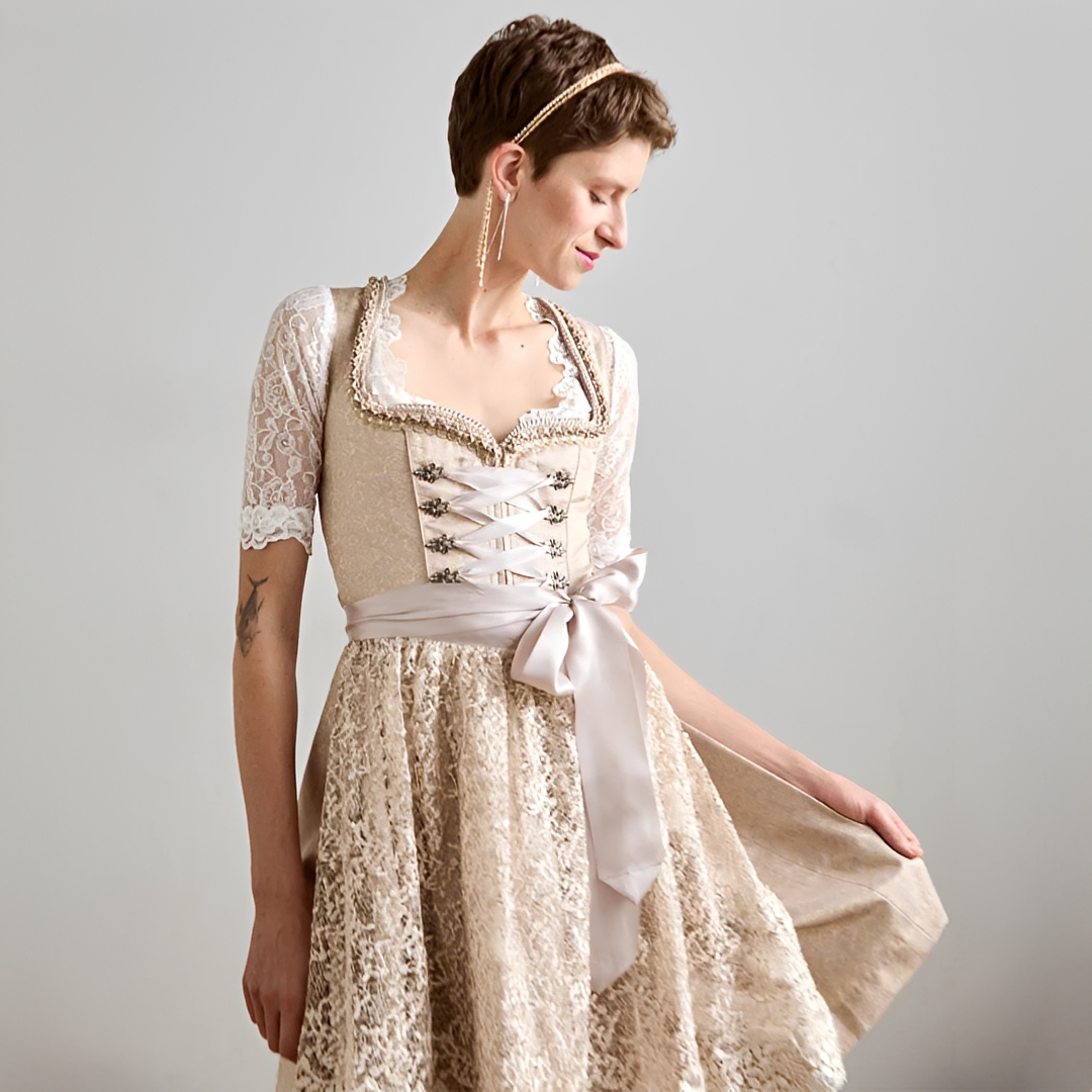 Eunes - Elegantes Schnürkorsett-Kleid für Frauen