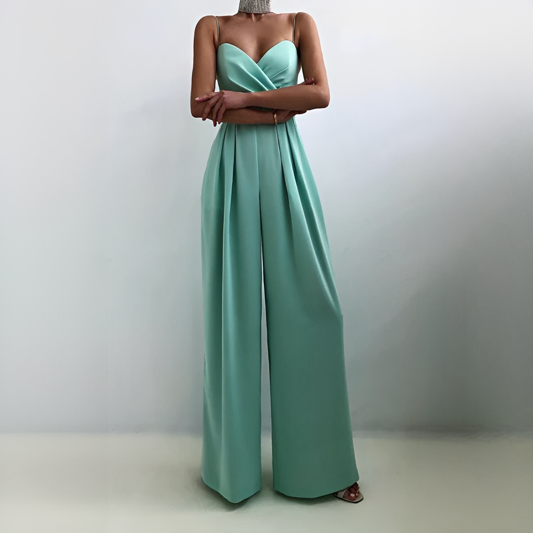 Glysha - Eleganter Overall mit weiten Beinen für Frauen