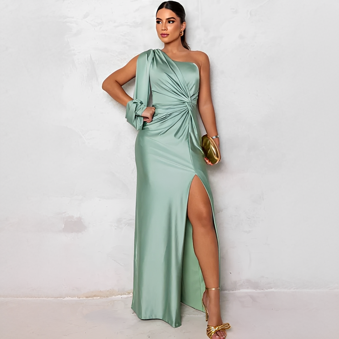 Glaizza - Elegantes Ein-Schulter-Kleid für Frauen