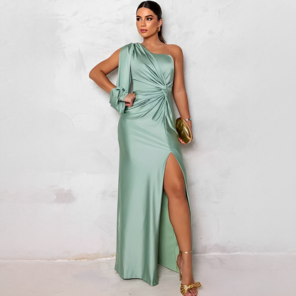 Glaizza - Elegantes Ein-Schulter-Kleid für Frauen
