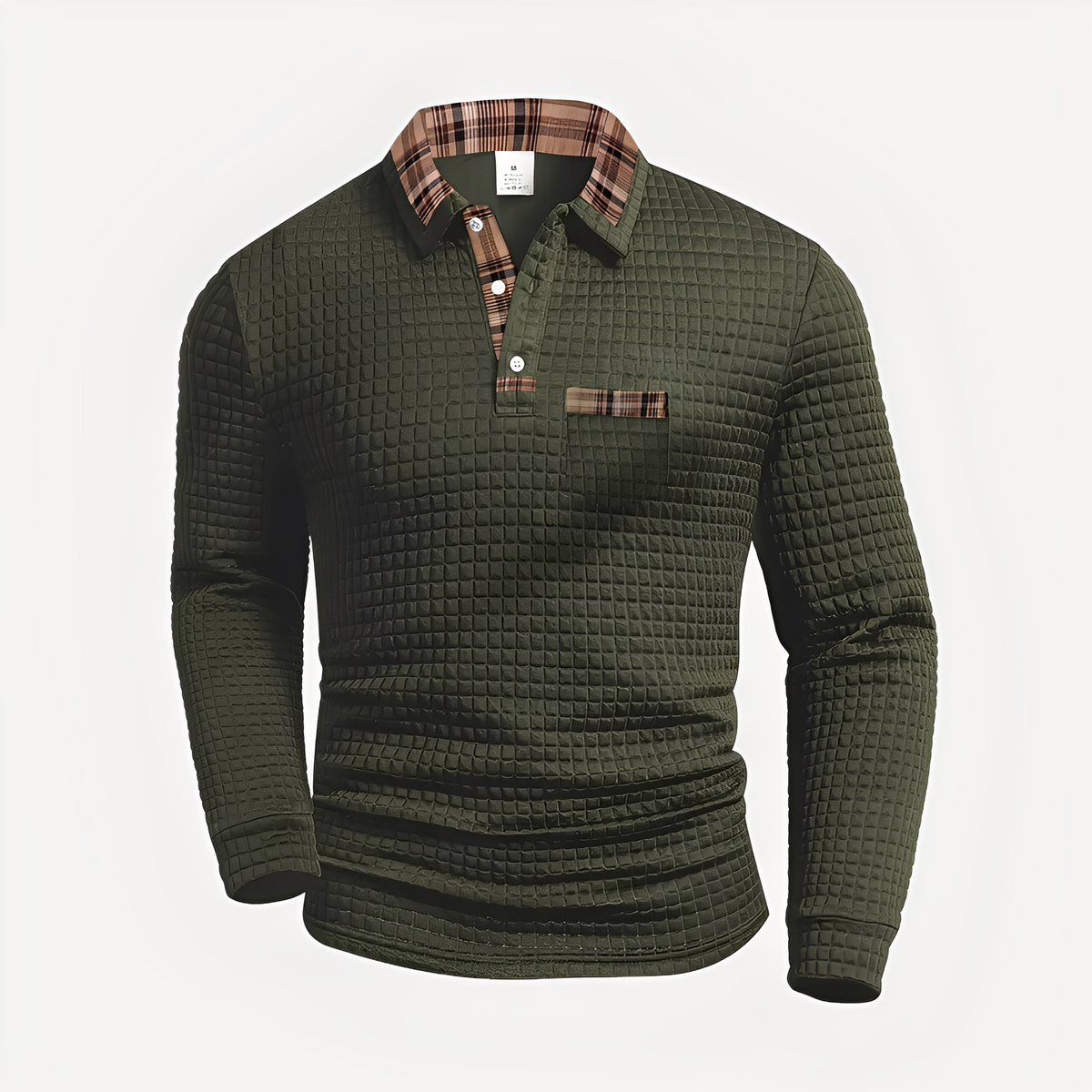 Morris - Elegantes Langarm-Poloshirt