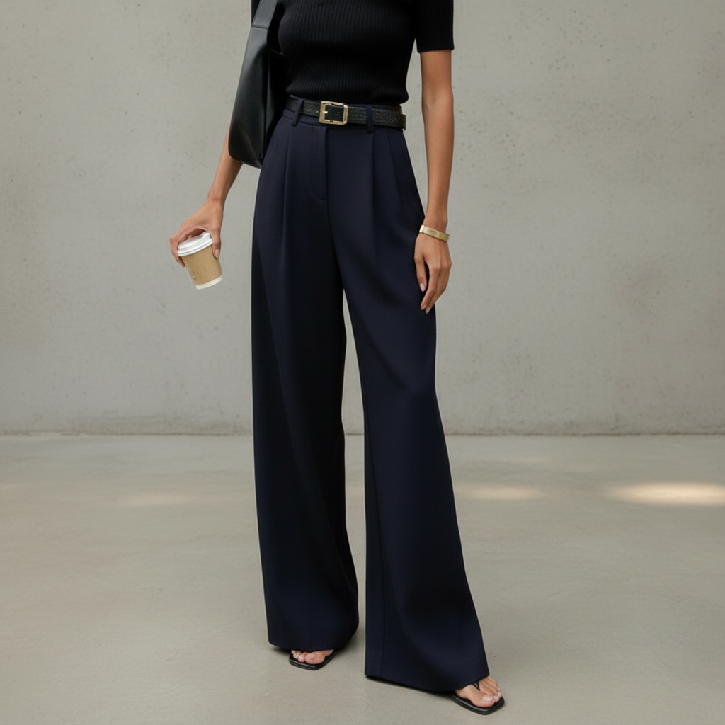 Marlene - Elegante Hose mit weitem Bein