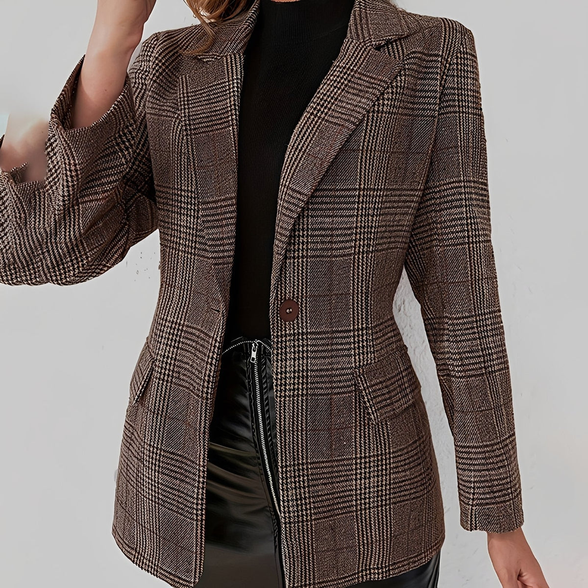 Eshal - Stilvoller karierter Blazer