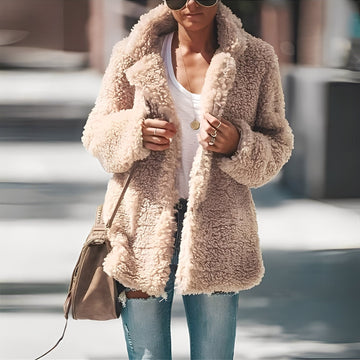 Catharine - Stylische, dicke Fleecejacke für Damen