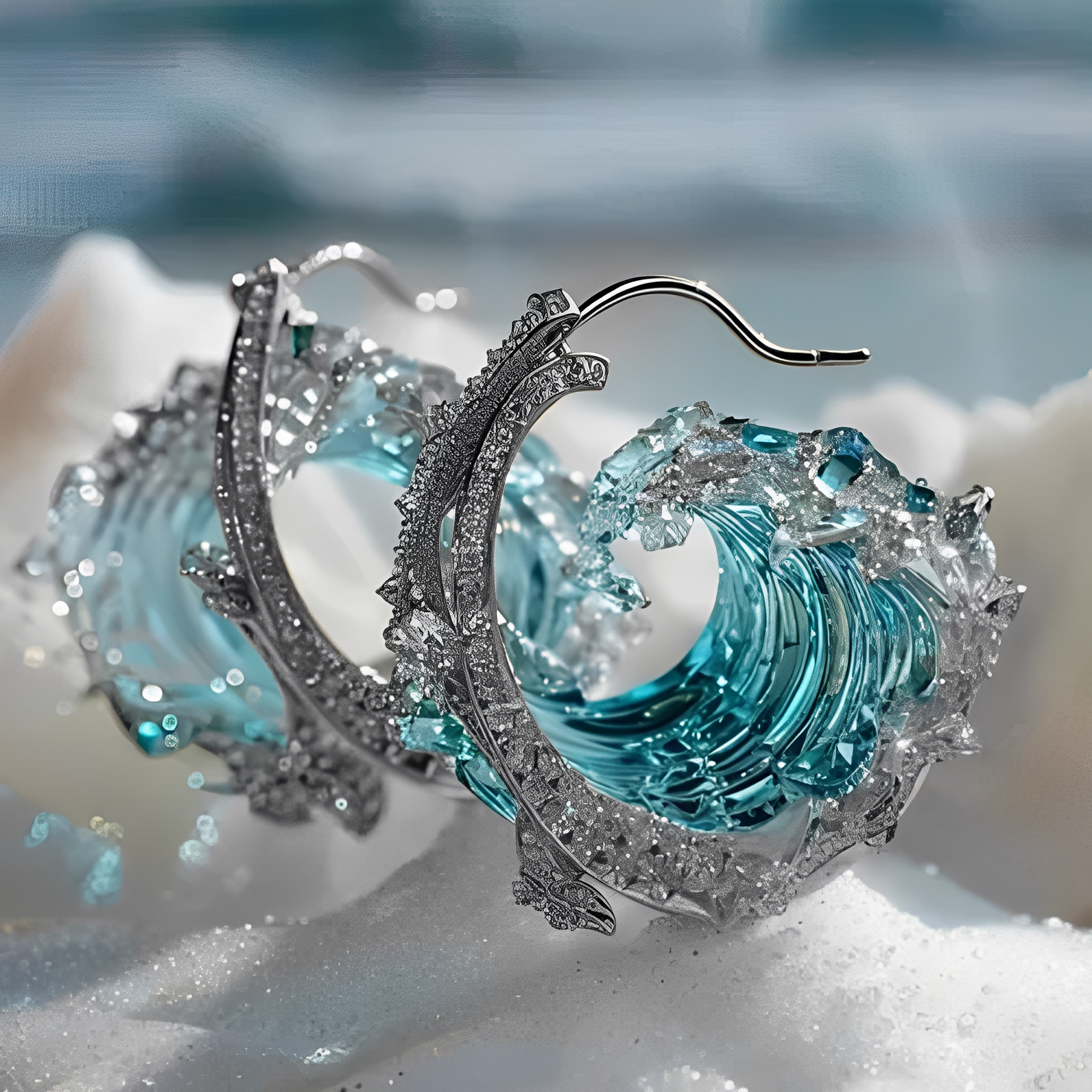 Carmina – Ohrringe Ozean Inspiration