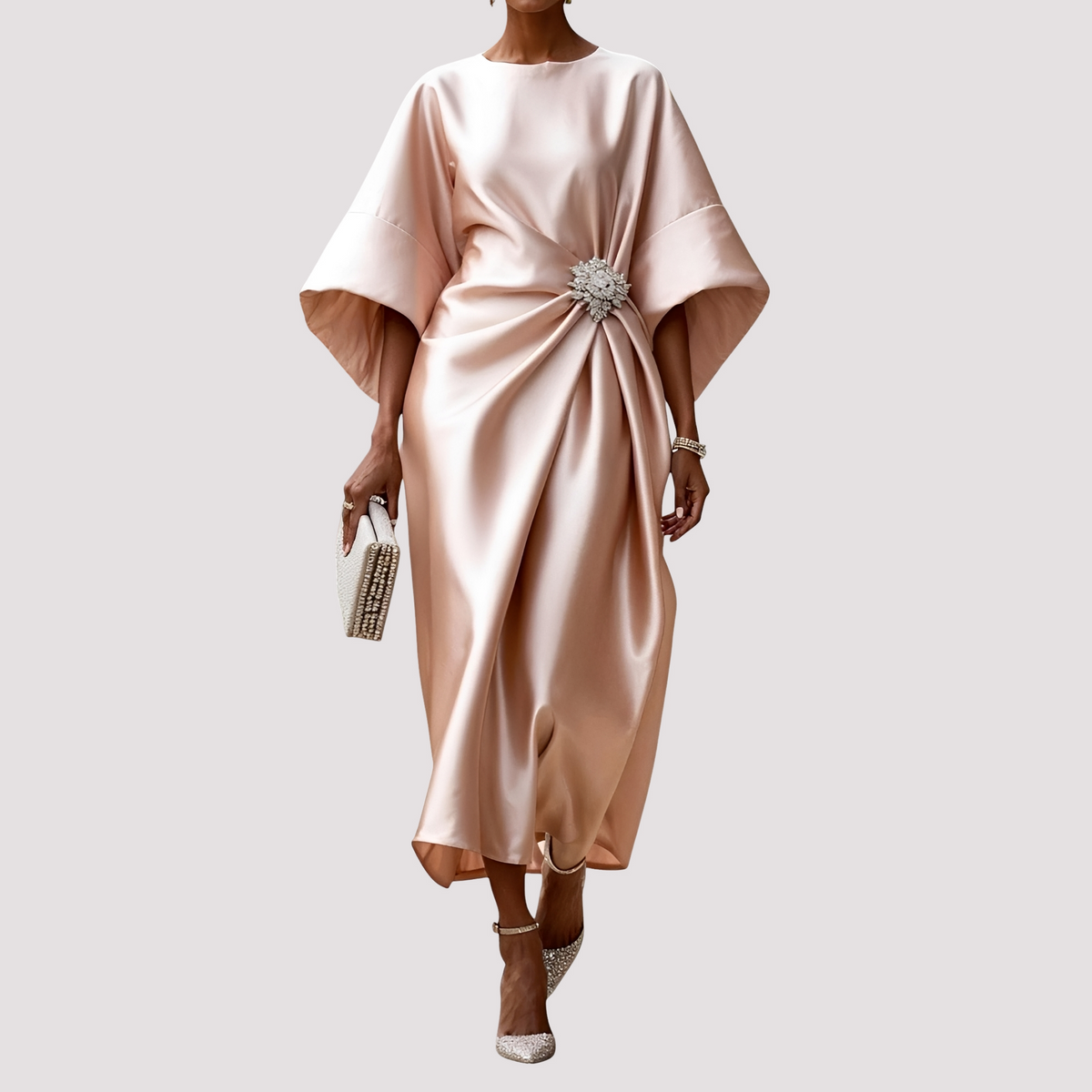 Kay - Modisches Wickel-Midikleid