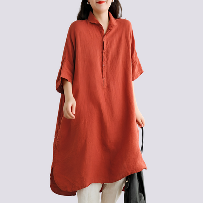 Deborah - Lockeres und lässiges Hemdkleid für Frauen