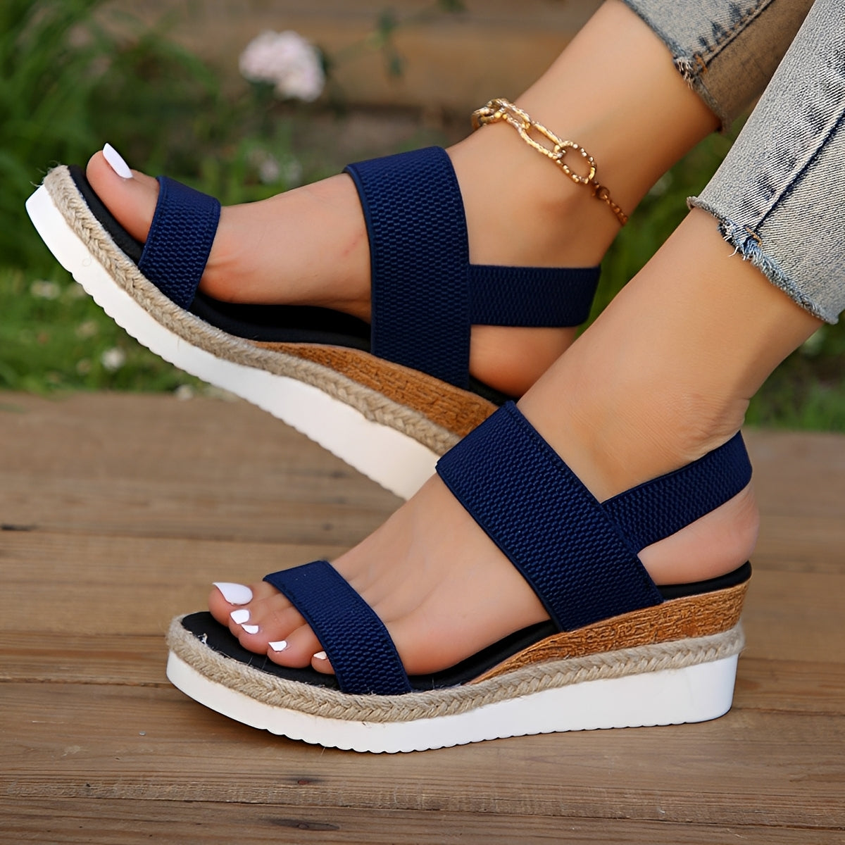 Kate - Keilabsatz-Sandalen lässig für Frauen