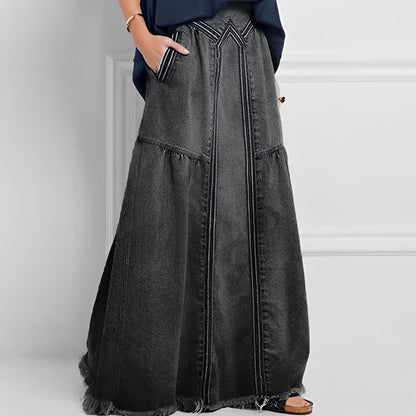 Nella - Eleganter Jeansrock mit Tasche für Frauen