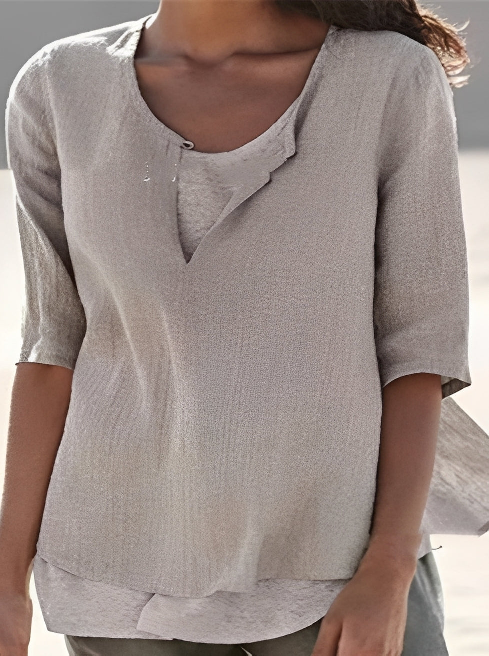 Shania - Bluse elegant mit Lageneffekt für Frauen