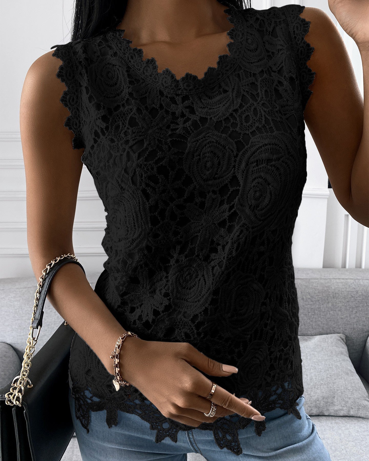 Hennie - Elegantes ärmelloses Top für Frauen