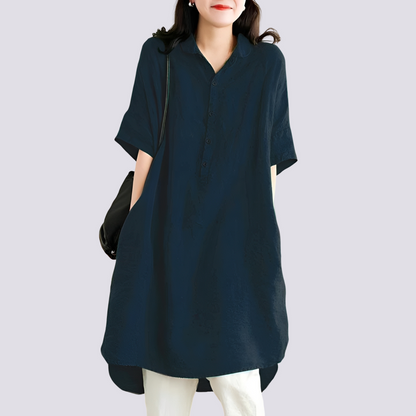 Deborah - Lockeres und lässiges Hemdkleid für Frauen