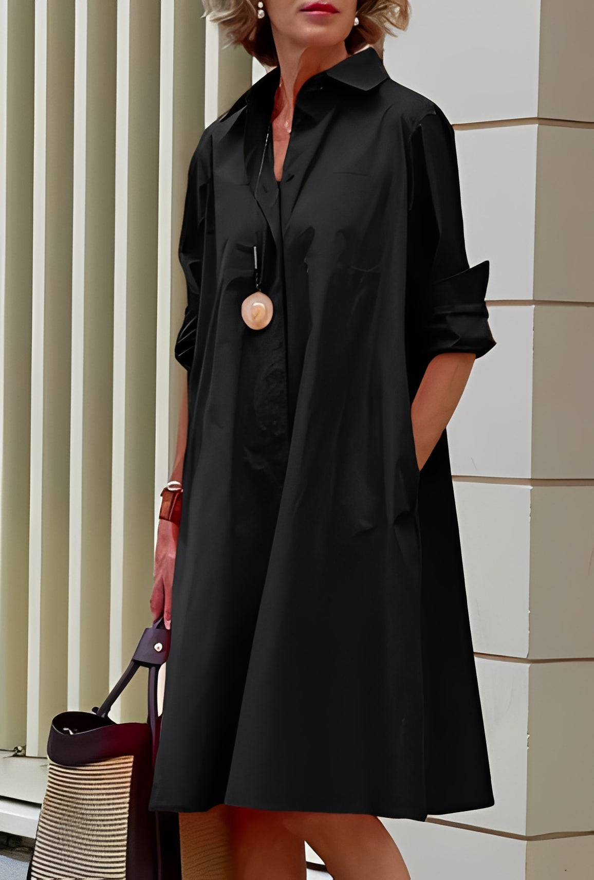 Paige - Hemdkleid lässig und weit für Frauen