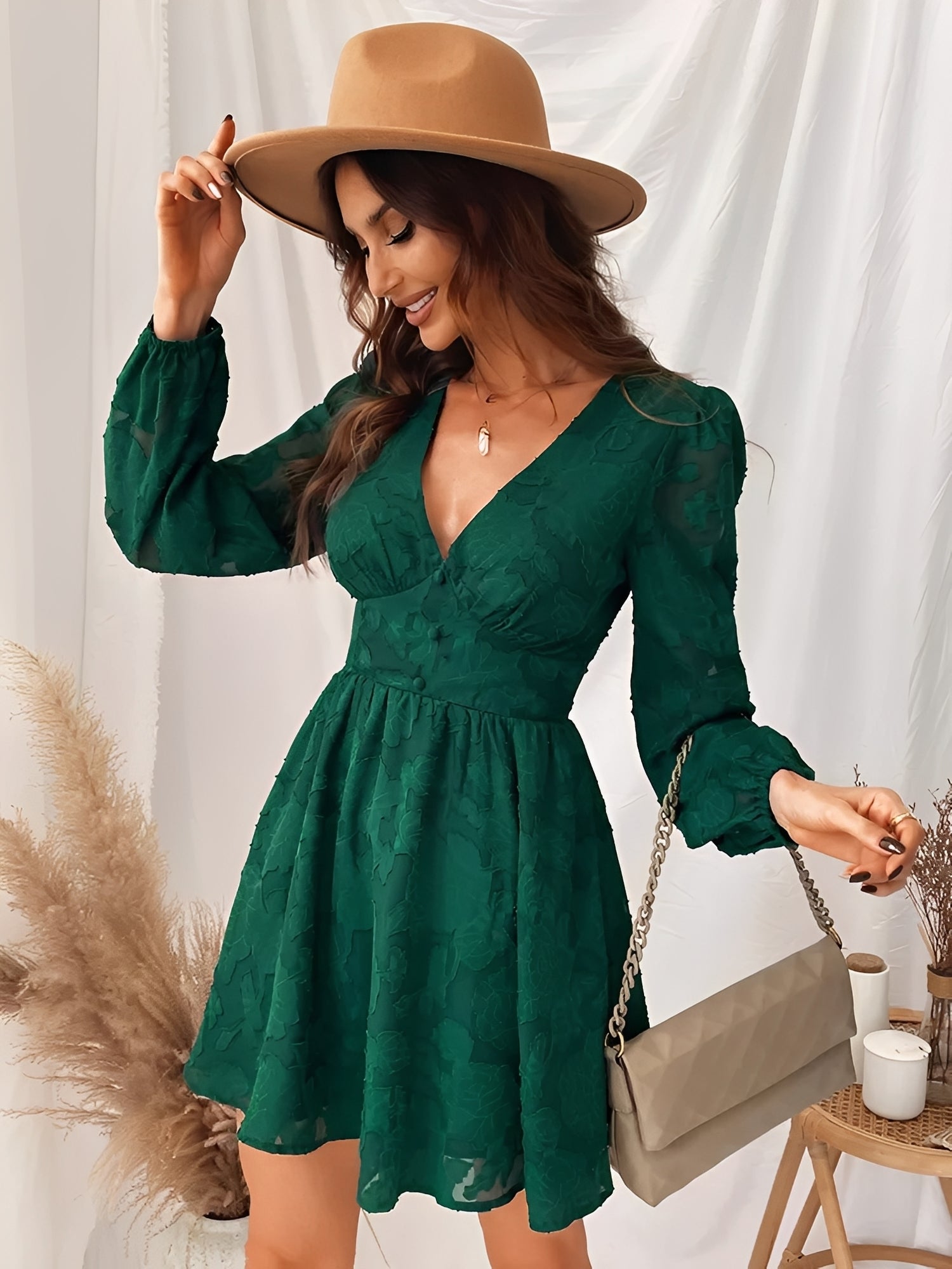 Thea - Elegantes Mini-Kleid in A-Linie für Frauen