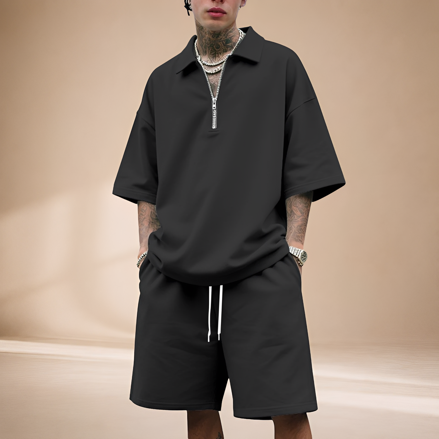 Keenan - Lockeres Set mit Zipper