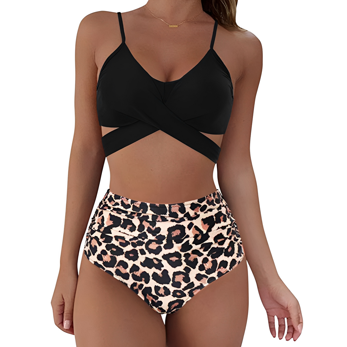 Rosie - Eleganter Bikini mit hoher Taille für Frauen