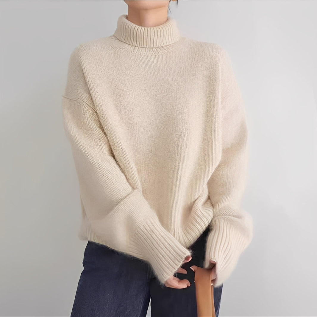 Clementine - Damenpullover mit gemütlichem Rollkragen