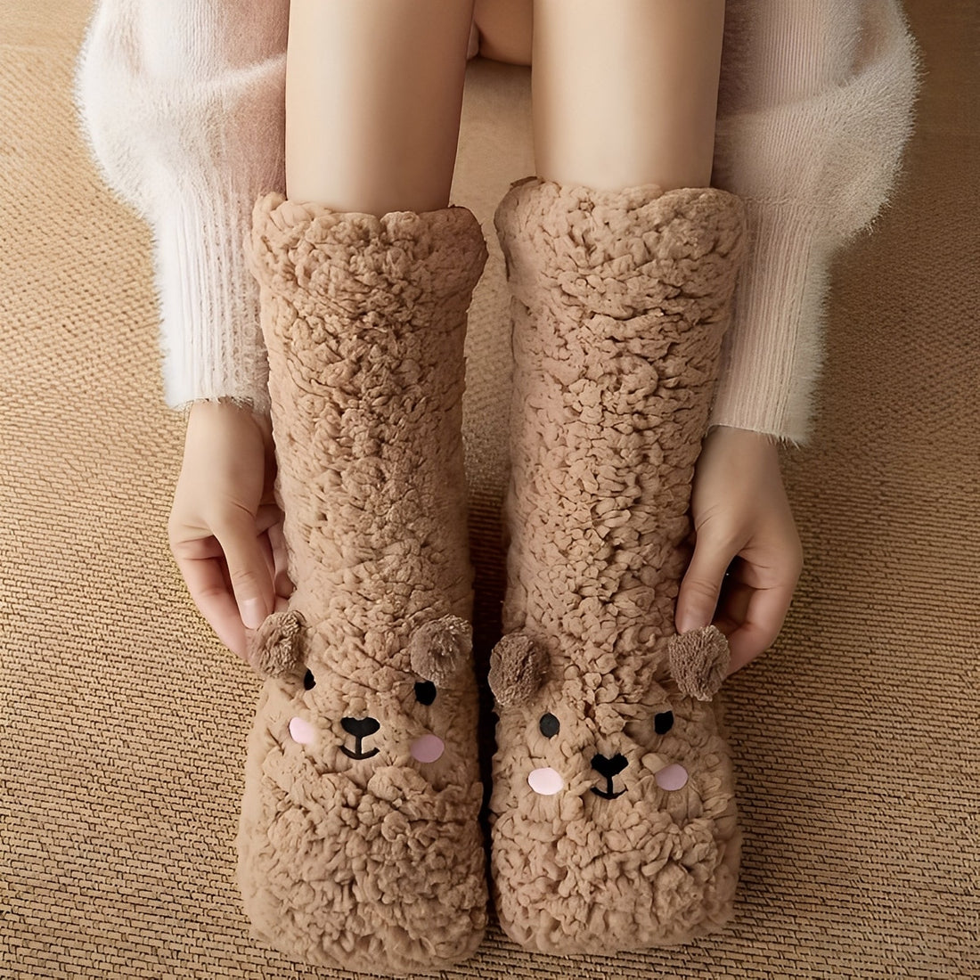 Caelie - Modische, flauschige, dicke Fleece-Socken für Frauen