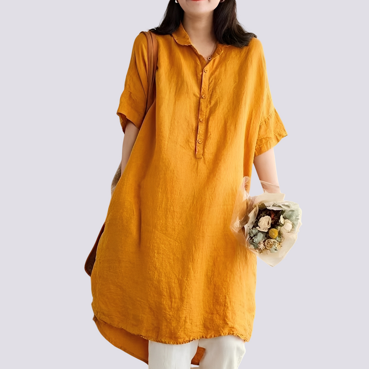 Deborah - Lockeres und lässiges Hemdkleid für Frauen