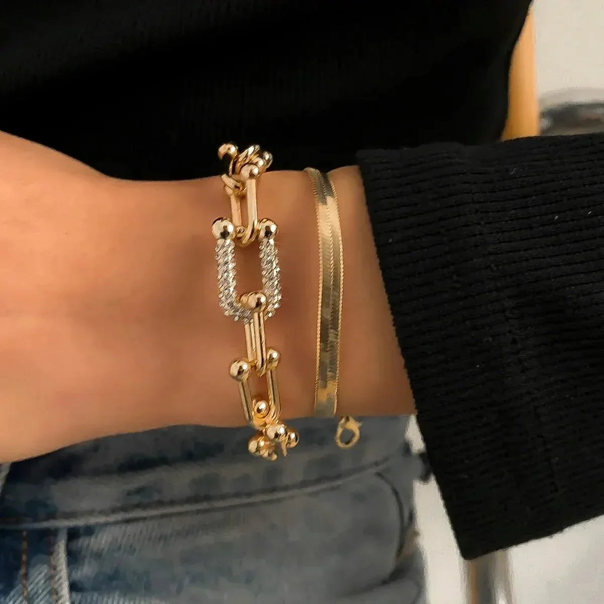Maelys – Armband-Set Kette und Schlange