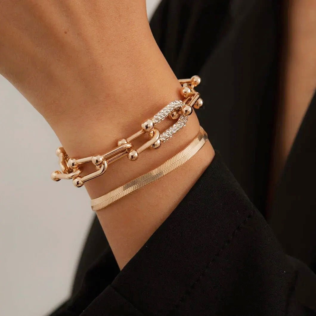 Maelys – Armband-Set Kette und Schlange