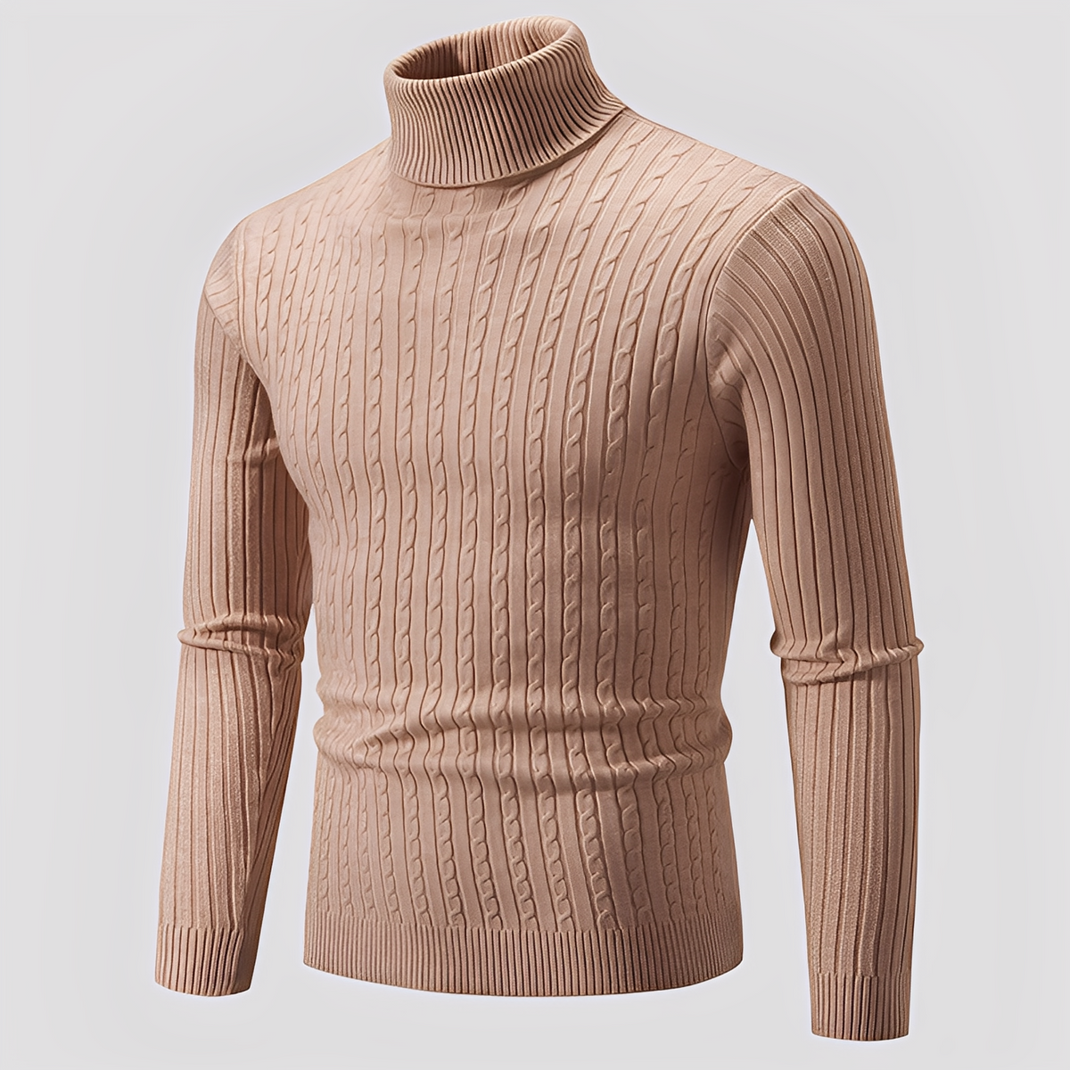 Devin - Bequemer und wärmender Rollkragenpullover