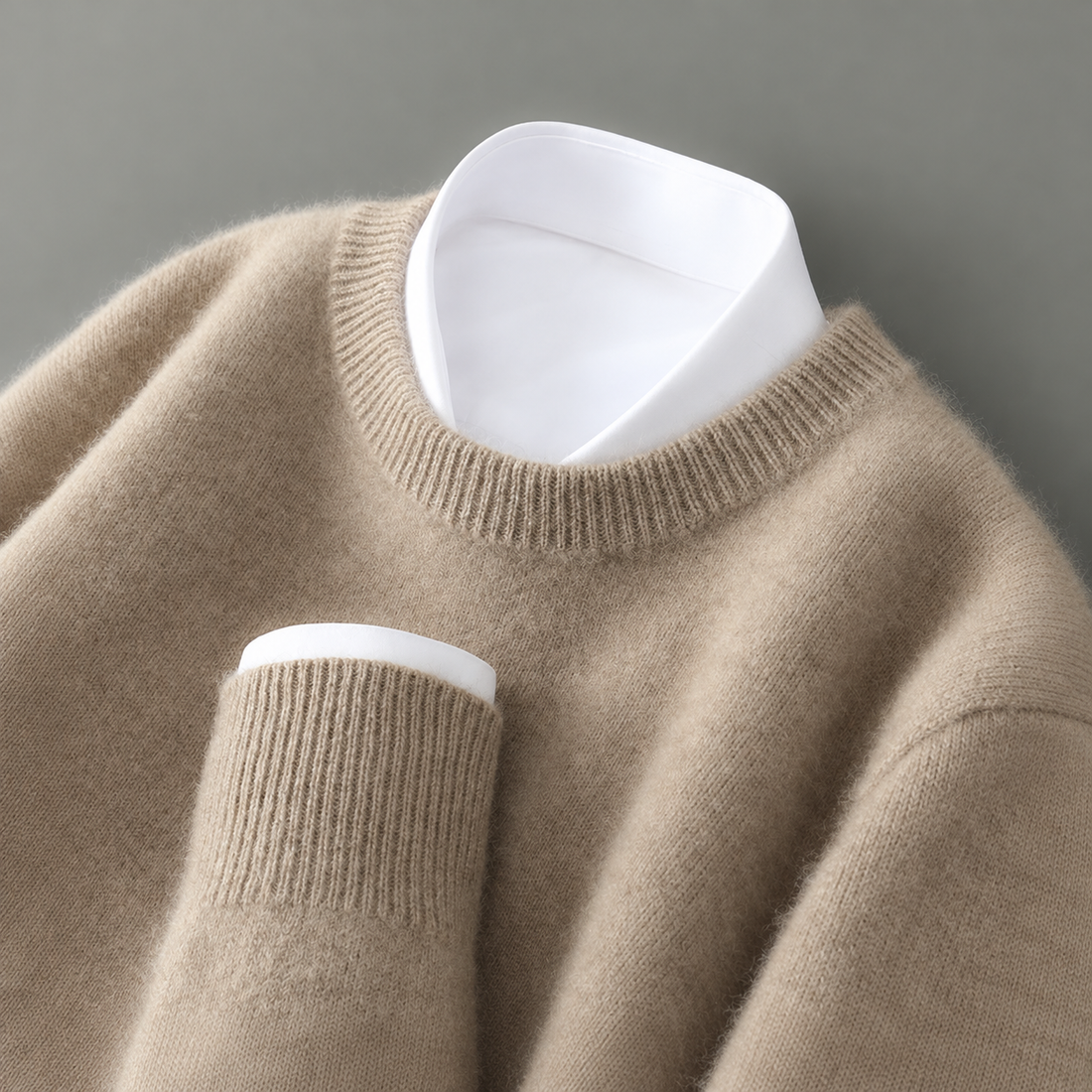 Wayne - Retro dicker Pullover für Herren