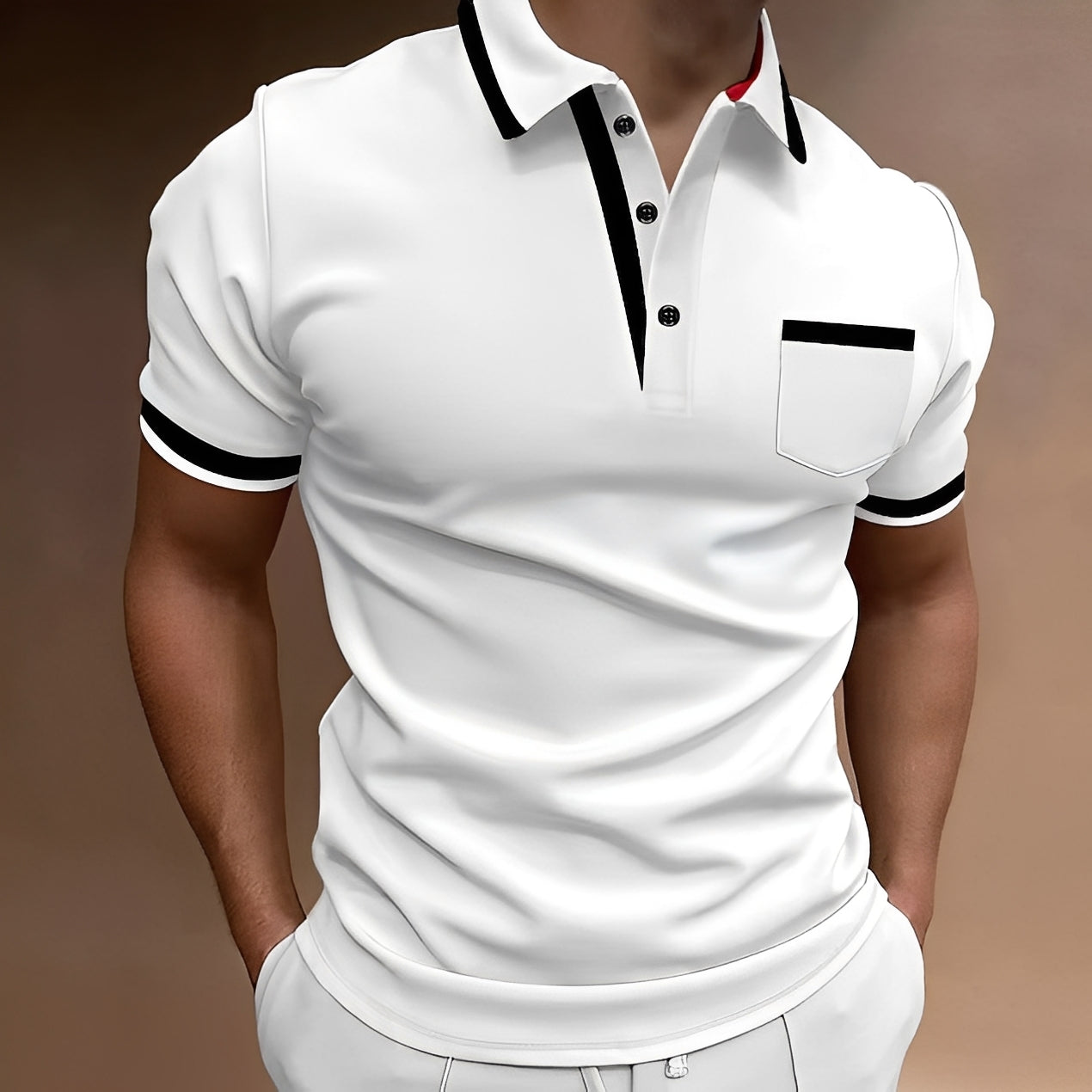 Bobby - Kurzarm-Freizeit-Polo für Herren