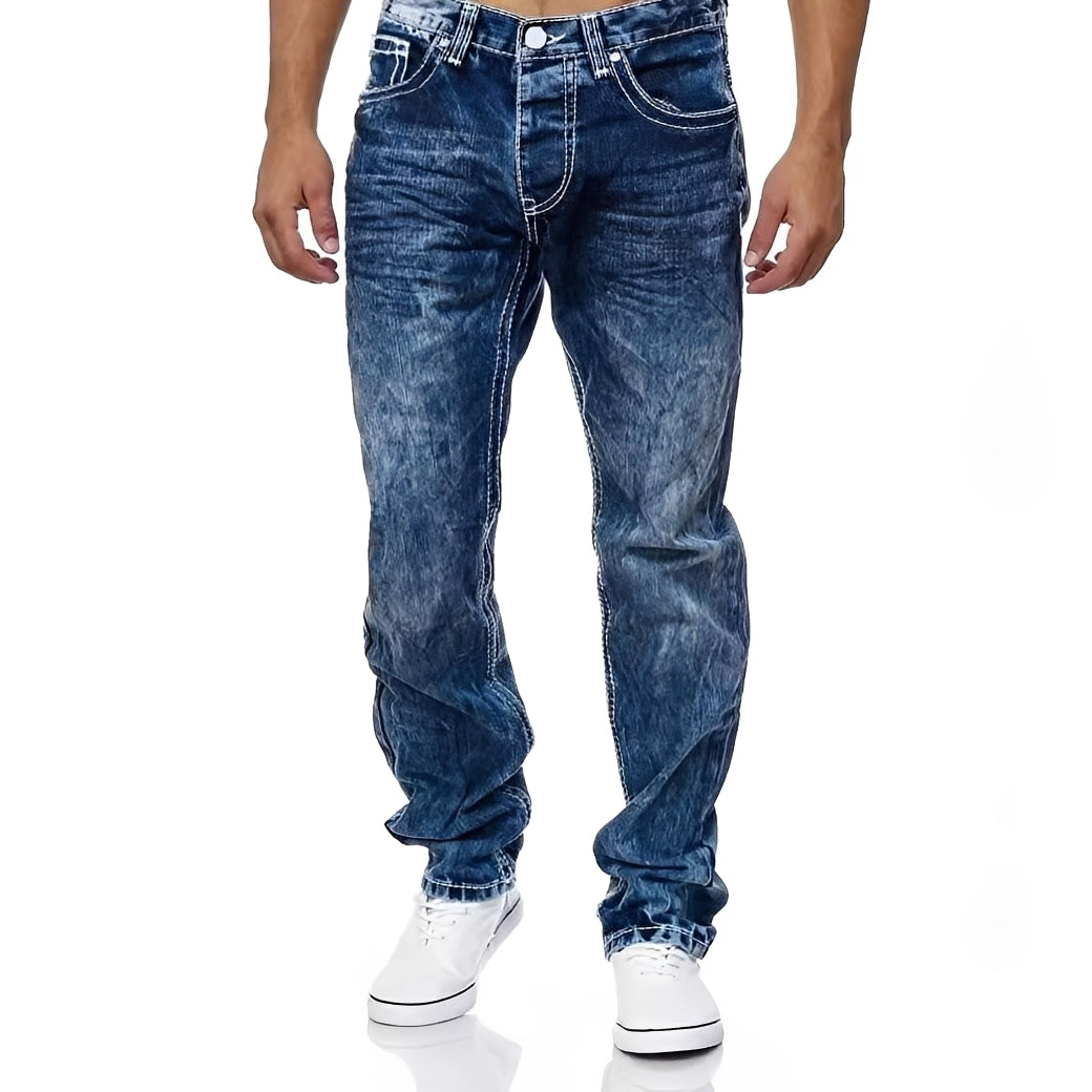 Stefan - Gerade geschnittene Jeans mit Stretch für Männer