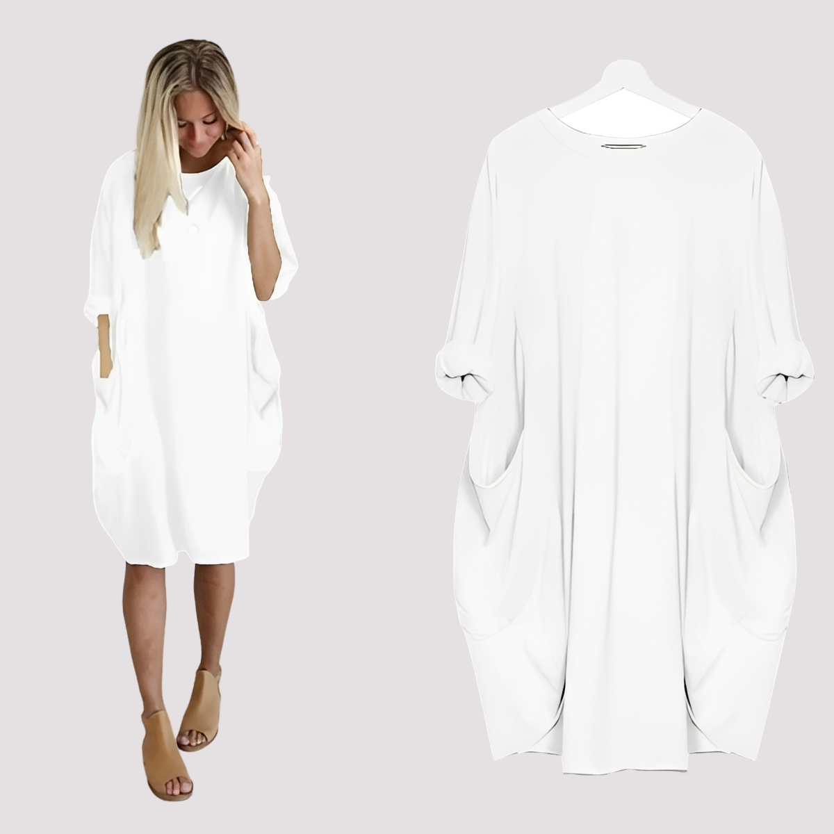 Kate - Lockeres und weites Kleid für Frauen