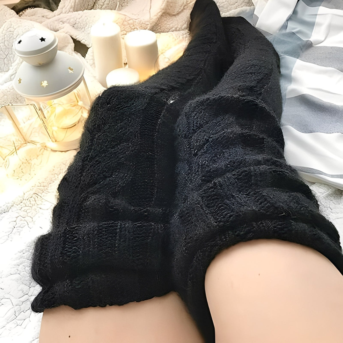 Hailee - Komfortable Overknee-Socken für Damen