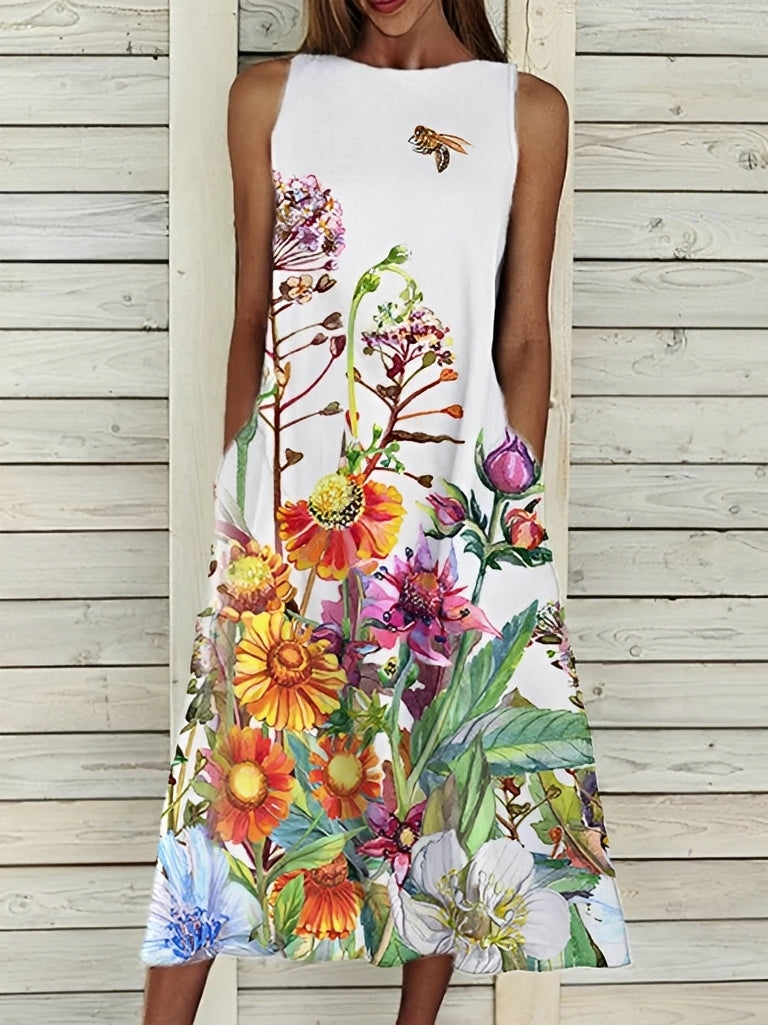 Josephine - Elegantes Kleid mit Blumenmuster für Frauen