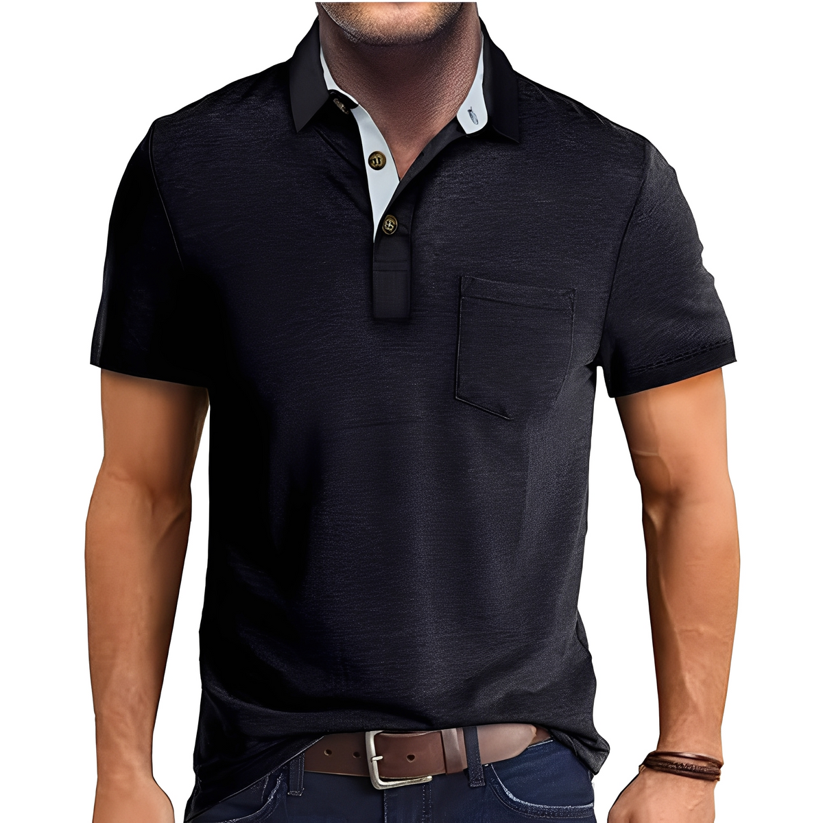 Abner - Poloshirt im traditionellen Design