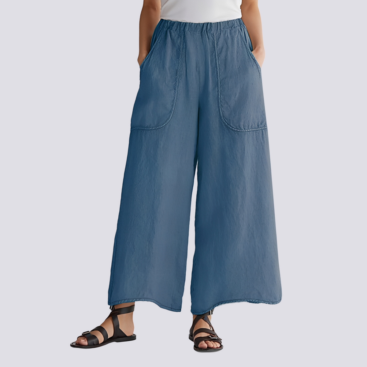 Angela - Bequeme Hose mit weiten Beinen für Damen