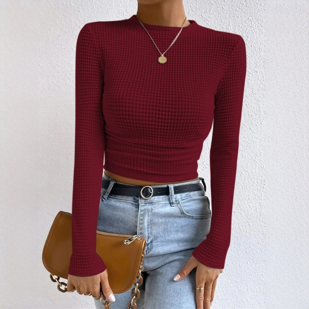Tessa - Eleganter Pullover in schmaler Passform