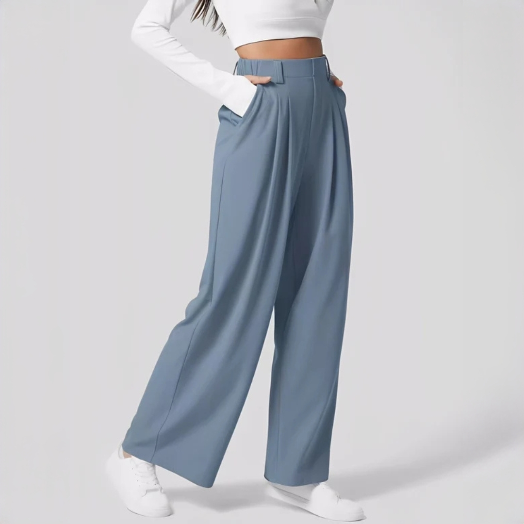 Montana - Elegante Hose mit weitem Bein
