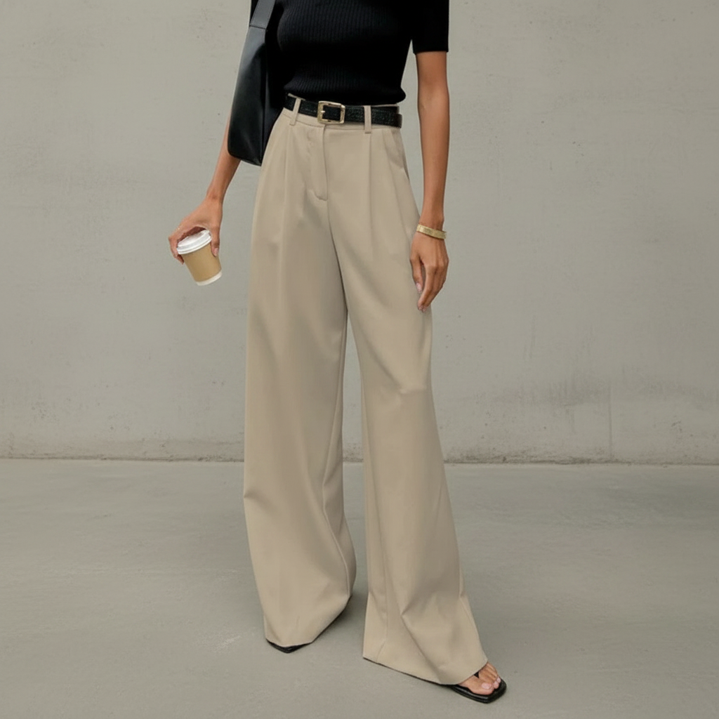 Marlene - Elegante Hose mit weitem Bein
